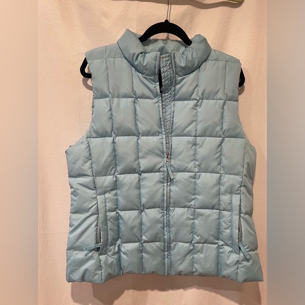 GAP Sky Blue Women's Quilted Vest